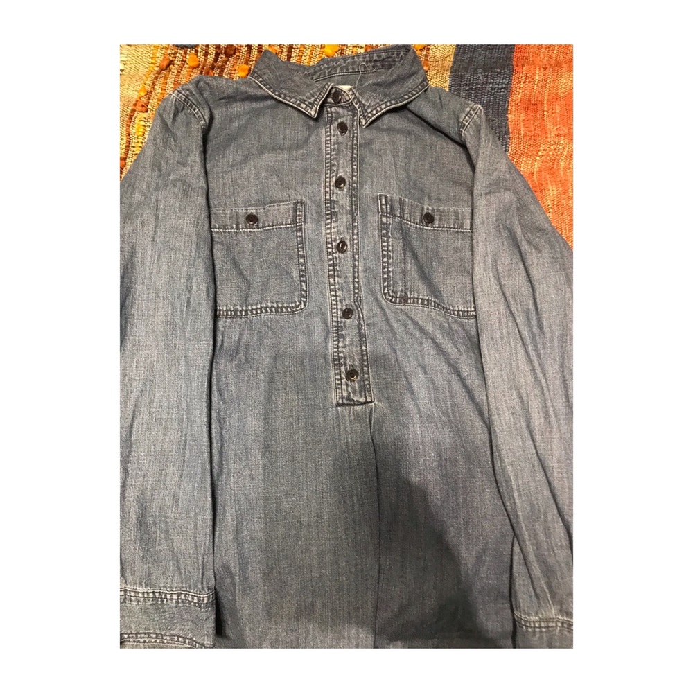 Madewell denim dress with pockets